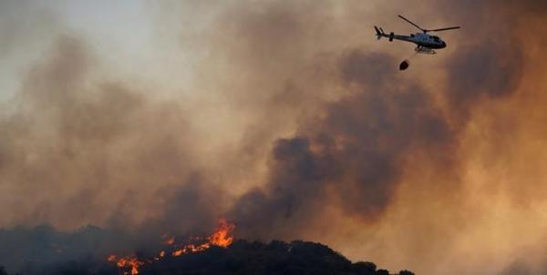 آتش‌سوزی گسترده دراسپانیا,اخبار حوادث,خبرهای حوادث,حوادث طبیعی