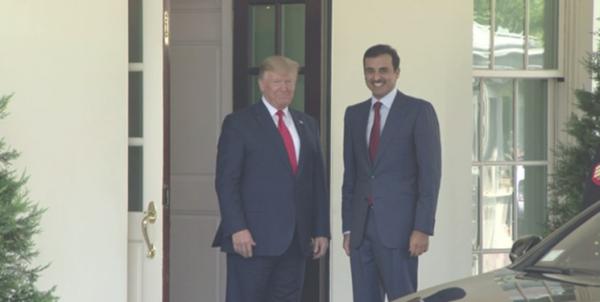 دونالد ترامپ و امیر قطر,اخبار سیاسی,خبرهای سیاسی,سیاست خارجی
