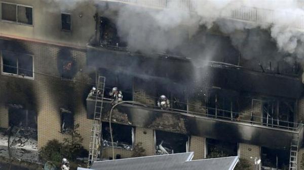 آتش سوزی در استودیوی فیلمسازی در ژاپن,اخبار حوادث,خبرهای حوادث,حوادث امروز