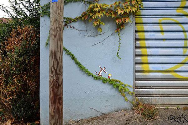 ترکیب نقاشی خیابانی با طبیعت,اخبار جالب,خبرهای جالب,خواندنی ها و دیدنی ها
