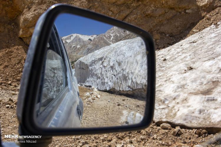 تصاویر برف در چهارمحال و بختیاری,عکس های برف در چهارمحال و بختیاری,تصاویر برف در فصل تاستان