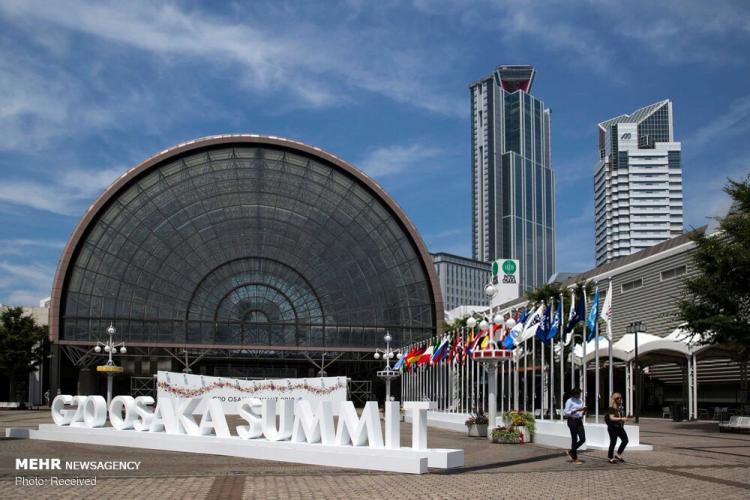 تصاویر نشست جی ۲۰ در اوزاکا ژاپن,عکس های نشست جی ۲۰ در اوزاکا ژاپن, تصاویر رییس اتحادیه اروپا