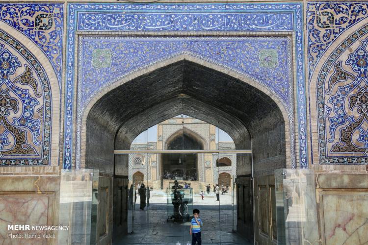 تصاویر مسجد جامع اصفهان,عکس های مسجد جامع اصفهان,تصاویر برجسته‌ترین آثار معماری ایران