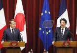 نخست وزیر ژاپن و ماکرون,اخبار سیاسی,خبرهای سیاسی,خاورمیانه