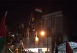 اعتراض مردم عراق مقابل سفارت بحرین,اخبار سیاسی,خبرهای سیاسی,خاورمیانه