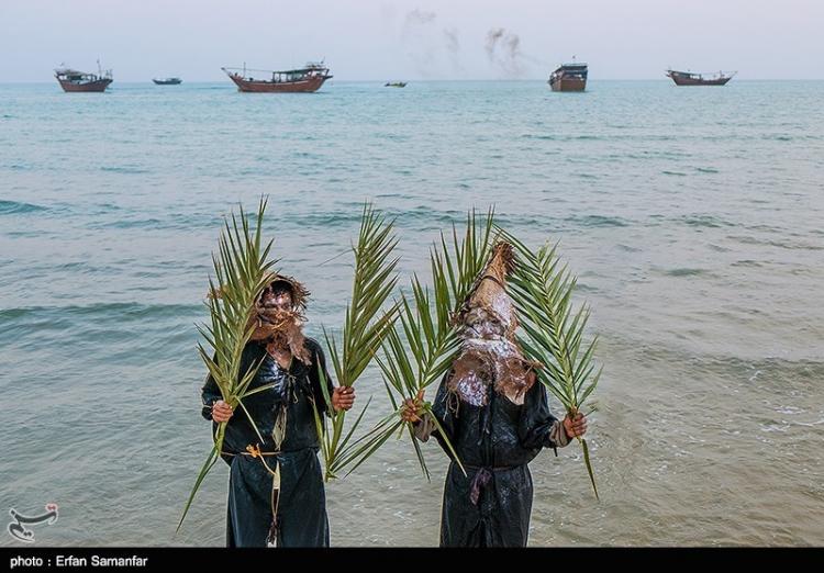 تصاویر جشن نوروز صیاد در جزیره قشم,عکس های جشن نوروز صیاد,تصاویر جشن آغاز سال نو صیادی در سواحل جنوب ایران