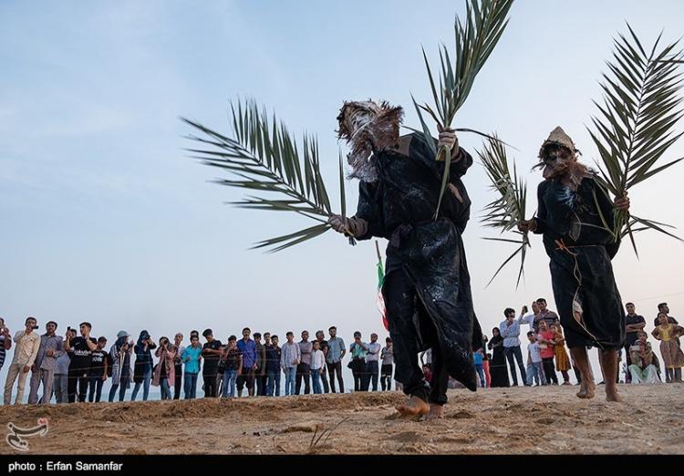 تصاویر جشن نوروز صیاد در جزیره قشم,عکس های جشن نوروز صیاد,تصاویر جشن آغاز سال نو صیادی در سواحل جنوب ایران