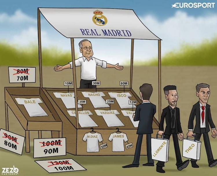 کاریکاتور نقل و انتقالات باشگاه رئال مادرید,کاریکاتور,عکس کاریکاتور,کاریکاتور ورزشی