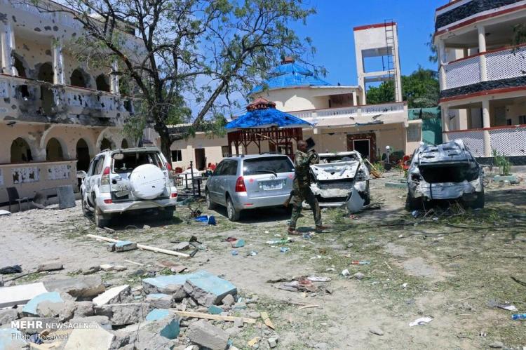 تصاویر حمله مرگبار به هتلی در سومالی‎,عکس های حمله مرگبار به هتلی در سومالی‎,تصاویر شهر کیسمایوی سومالی