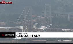 فیلم/ انهدام پل‌ جنوای ایتالیا با ۵۵۰ کیلو ماده منفجره