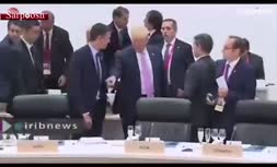 فیلم/ رفتار تحقیرآمیز ترامپ با نخست وزیر اسپانیا در اجلاس جی 20