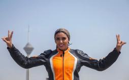 روایت تصویری رویترز از زندگی موتورسوار زن ایرانی,تصاویر باران هادیزاده؛عکس های باران هادیزاده