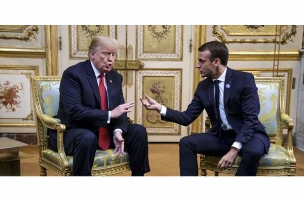دونالد ترامپ و ماکرون دونالد ترامپ و ماکرون,اخبار سیاسی,خبرهای سیاسی,اخبار بین الملل