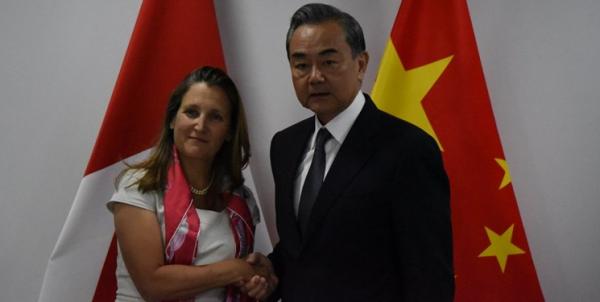 دیدار وانگ یی و کریستیا فریلند,اخبار سیاسی,خبرهای سیاسی,اخبار بین الملل