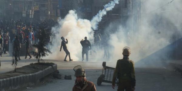 درگیری پلیس هند با ساکنان کشمیر,اخبار سیاسی,خبرهای سیاسی,اخبار بین الملل