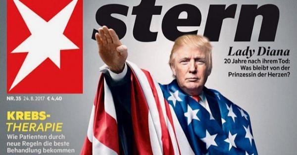 تصویر ترامپ روی جلد مجله آلمانی,اخبار سیاسی,خبرهای سیاسی,اخبار بین الملل