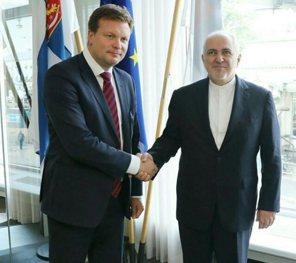 ظریف و وزیر امور توسعه و تجارت خارجی فنلاند,اخبار سیاسی,خبرهای سیاسی,سیاست خارجی