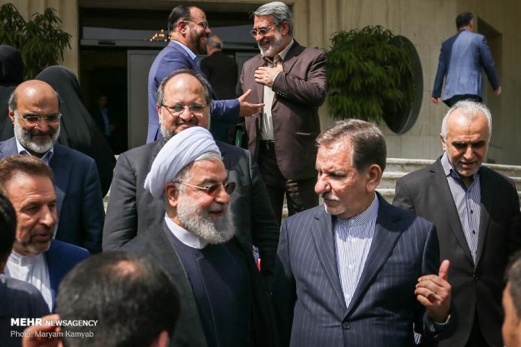 تصاویر حضور روحانی در جمع خبرنگاران,عکس های حضور روحانی در جمع خبرنگاران,تصاویر رئیس جمهور کشور