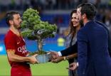 اهدای جام درختی به بازیکنان رم,اخبار فوتبال,خبرهای فوتبال,اخبار فوتبال جهان