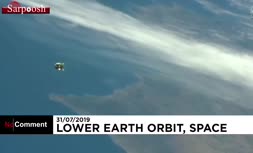 فیلم/ پرتاب موشک حامل مواد غذایی برای ایستگاه فضایی بین‌المللی توسط روسیه