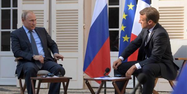 ولادیمیر پوتین و مکرون,اخبار سیاسی,خبرهای سیاسی,سیاست خارجی