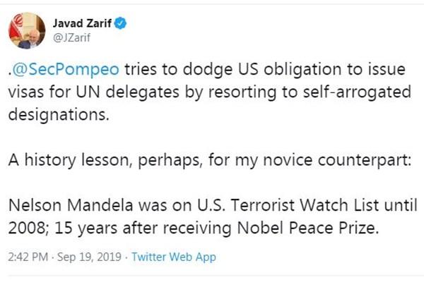 محمد جواد ظريف,اخبار سياسي,خبرهاي سياسي,سياست خارجي