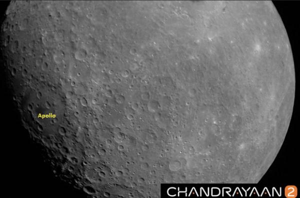 عکس فضاپیمای چاندرایان۲ از ماه,اخبار علمی,خبرهای علمی,نجوم و فضا