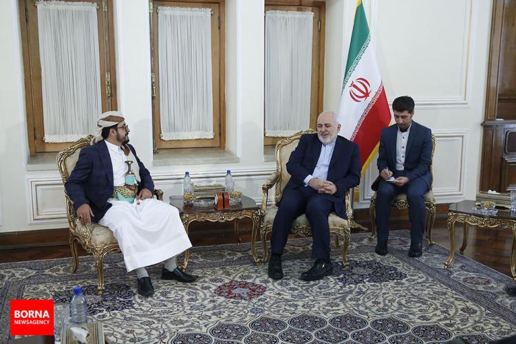 تصاویر دیدار سفیر جدید یمن و ظریف,عکس دیدار وزیر امور خارجه ایران و سفیر جدید یمن,عکس دیدار ظریف و ابراهیم محمد الدیلمی