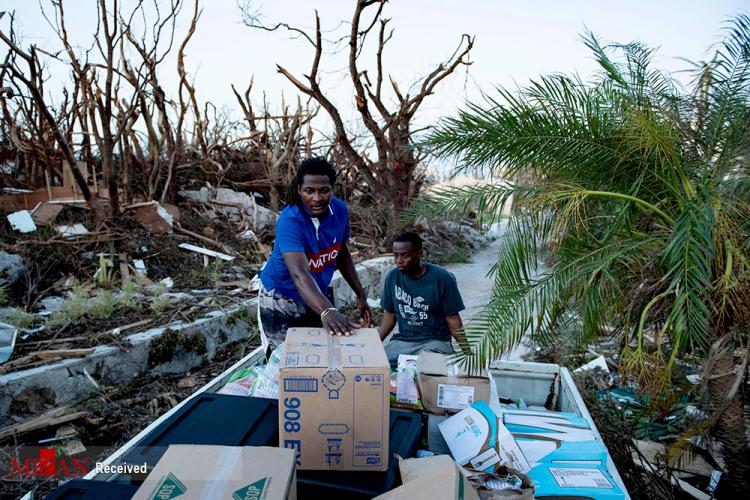 تصاویر طوفان دوریان در باهاما,عکس های خسارات طوفان دوریان,تصاویر نجات قربانیان در طوفان دوریان