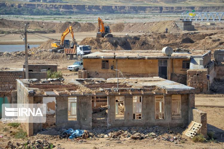 تصاویر بازسازی خانه ها در روستای چم مهر,عکس های سیل زدگان شهرستان پل دختر,تصاویر سیل در استان لرستان