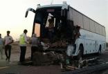 تصادف اتوبوس در محور نورآباد- نهاوند,اخبار حوادث,خبرهای حوادث,حوادث