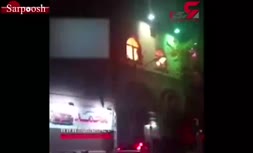 فیلم/ آتش سوزی مسجد یوم‌الغدیر تهران در شب عاشورا 