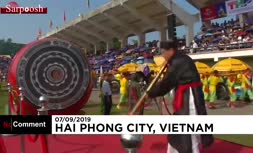 فیلم/ جشنواره مبارزه بوفالوها در ویتنام