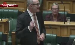 فیلم/ بچه داری رئیس پارلمان نیوزلند در جلسه رسمی!
