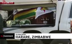 فیلم/ مراسم تشییع پیکر رابرت موگابه در پایتخت زیمبابوه
