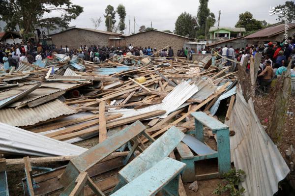 ریزش ساختمان مدرسه در نایروبی کنیا,اخبار حوادث,خبرهای حوادث,حوادث امروز