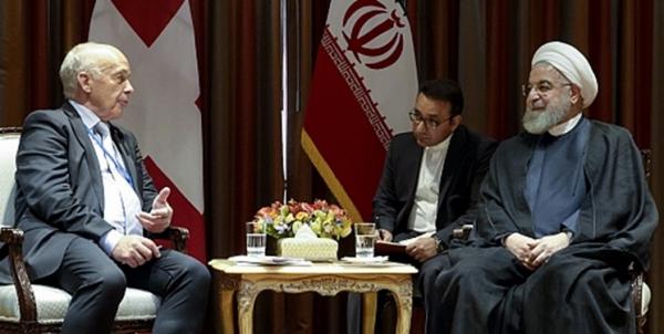 حسن روحانی و رئیس جمهور سوییس حسن روحانی و رئیس جمهور سوییس,اخبار سیاسی,خبرهای سیاسی,سیاست خارجی