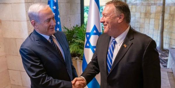 دیدار بنیامین نتانیاهو و مایک پامپئو,اخبار سیاسی,خبرهای سیاسی,سیاست خارجی