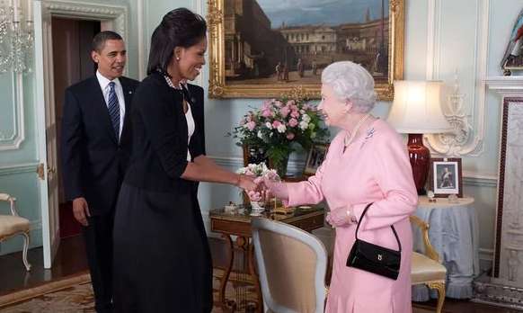 میشل اوباما و ملکه انگلیس,اخبار سیاسی,خبرهای سیاسی,سیاست