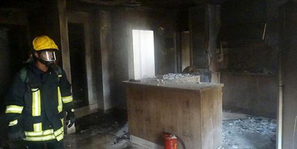 آتش سوزی منزل مسکونی در بندرعباس,اخبار حوادث,خبرهای حوادث,حوادث امروز