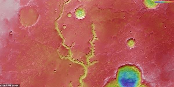 تصاویر رودخانه خشک شده در مریخ,اخبار علمی,خبرهای علمی,نجوم و فضا
