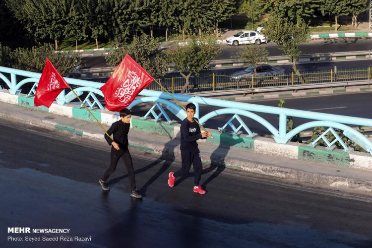 تصاویر راهپیمایی جاماندگان اربعین در تهران,عکس های راهپیمایی جاماندگان اربعین در تهران,تصاویری از عزاداری اربعین در تهران