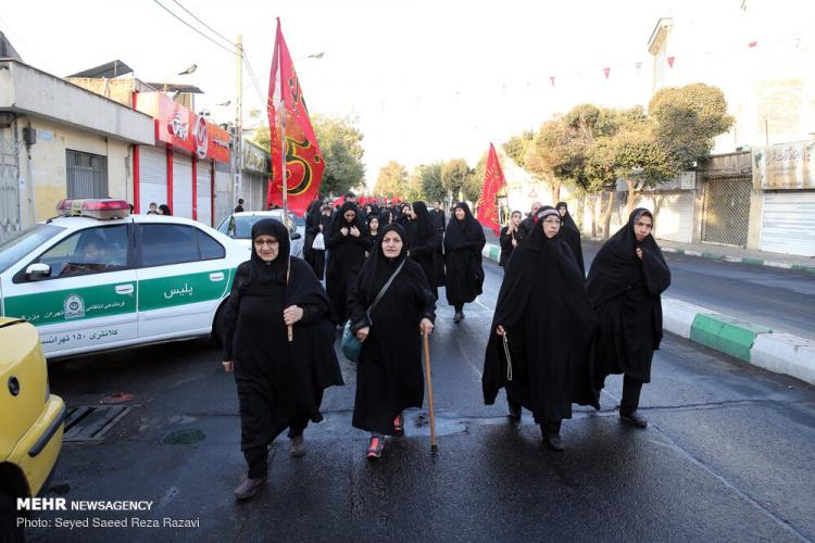 تصاویر راهپیمایی جاماندگان اربعین در تهران,عکس های راهپیمایی جاماندگان اربعین در تهران,تصاویری از عزاداری اربعین در تهران