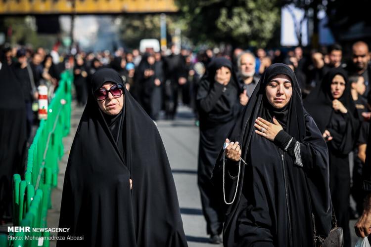 تصاویر راهپیمایی جاماندگان اربعین در تهران,عکس های راهپیمایی جاماندگان اربعین در تهران,تصاویری از عزاداری اربعین در تهران