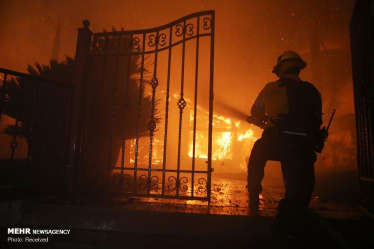 تصاویر آتش سوزی در کالیفرنیا‎,عکس های آتش سوزی در کالیفرنیا‎,تصاویر خسرات آتش سوزی در کالیفرنیا‎