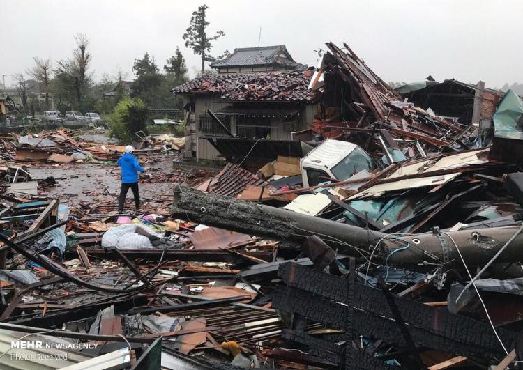 تصاویر طوفان در ژاپن‎,عکس های طوفان در ژاپن‎,تصاویر کشته شدگان طوفان در ژاپن‎