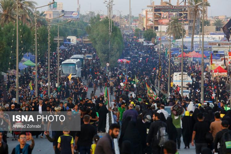 تصاویر ورود زائران اربعین به کربلا,عکس های ورود زائران اربعین به کربلا,تصاویر عزاداری روز اربعین