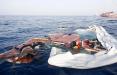 واژگون شدن قایق مهاجران در سواحل ایتالیا,اخبار حوادث,خبرهای حوادث,حوادث