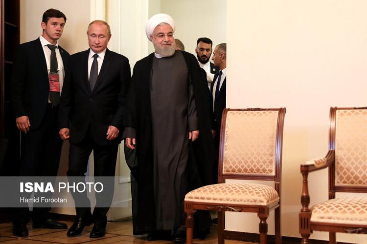 تصاویر دیدار حسن روحانی و ولادیمیر پوتین,عکس های دیدار روحانی و ولادیمیر پوتین در اجلاس اوراسیا,تصاویر دیدار رئیس جمهور ایران و روسیه