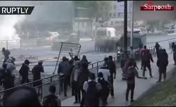 فیلم/ درگیری ها تظاهرات شدید در شیلی